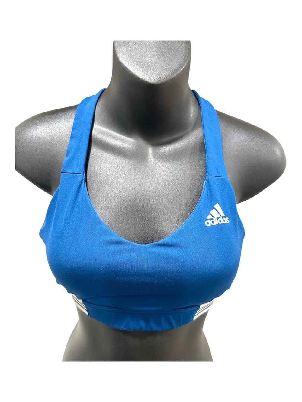 adidas Turquoise Racerback Sports Bra Medium
